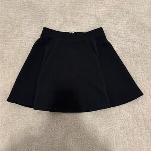 H&M Textured Black Skirt - Small